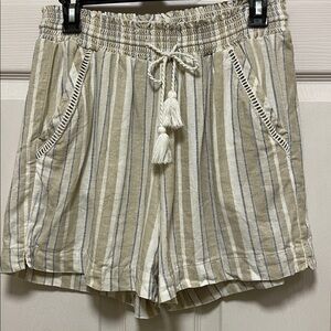 Briggs | New York | High Waist | Line Blend | Striped | Shorts | Size M